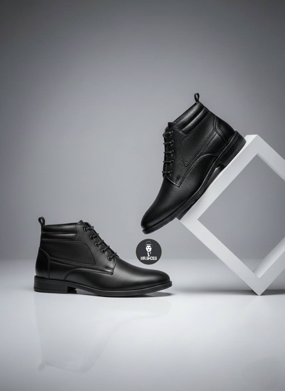 100 % Genuine PU  Leather Premium  Export Quality Boot