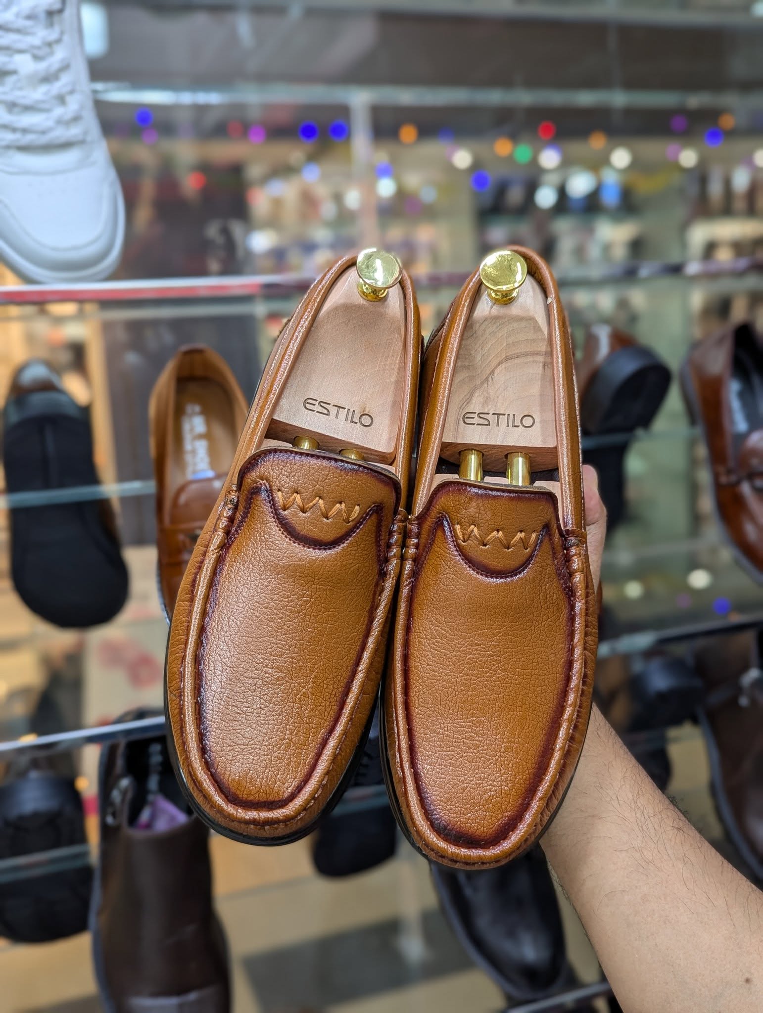 Comfort P U Leather Loafers