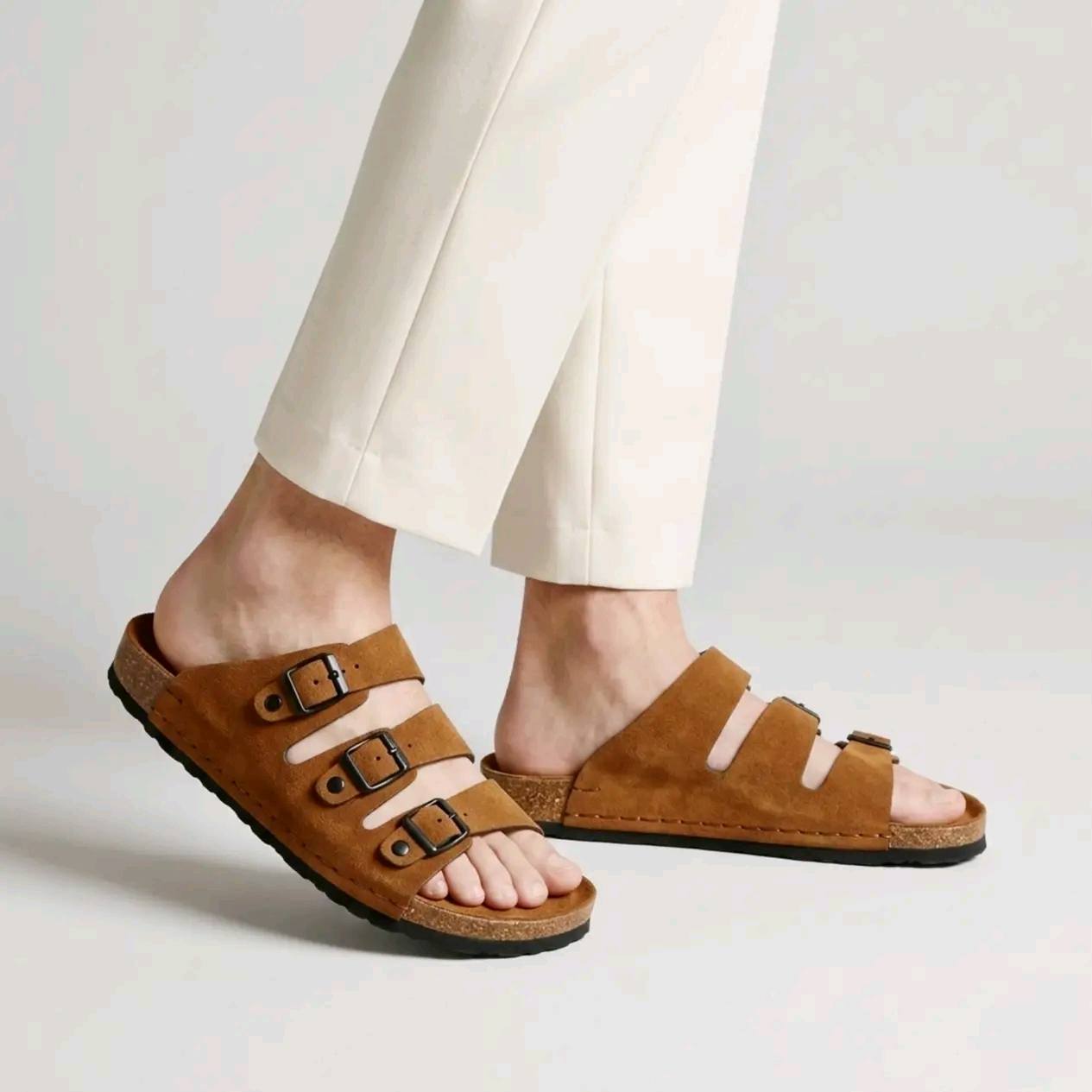 Mr. SHOES PREMIUM 3 BELT SANDAL MASTER COLOUR