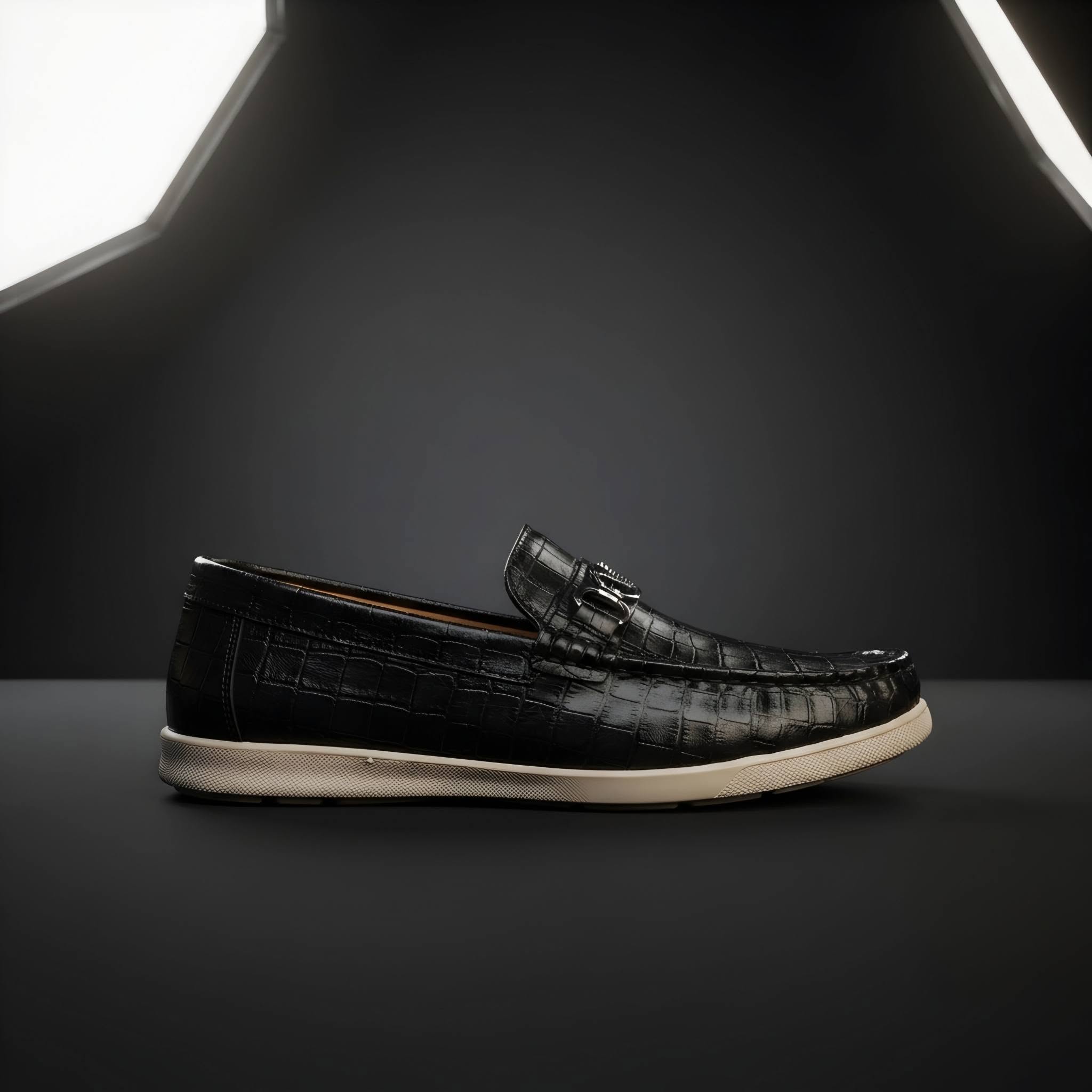 Mr. Shoes DRAGON POLISHED PREMIUM  LOFFER BLACK