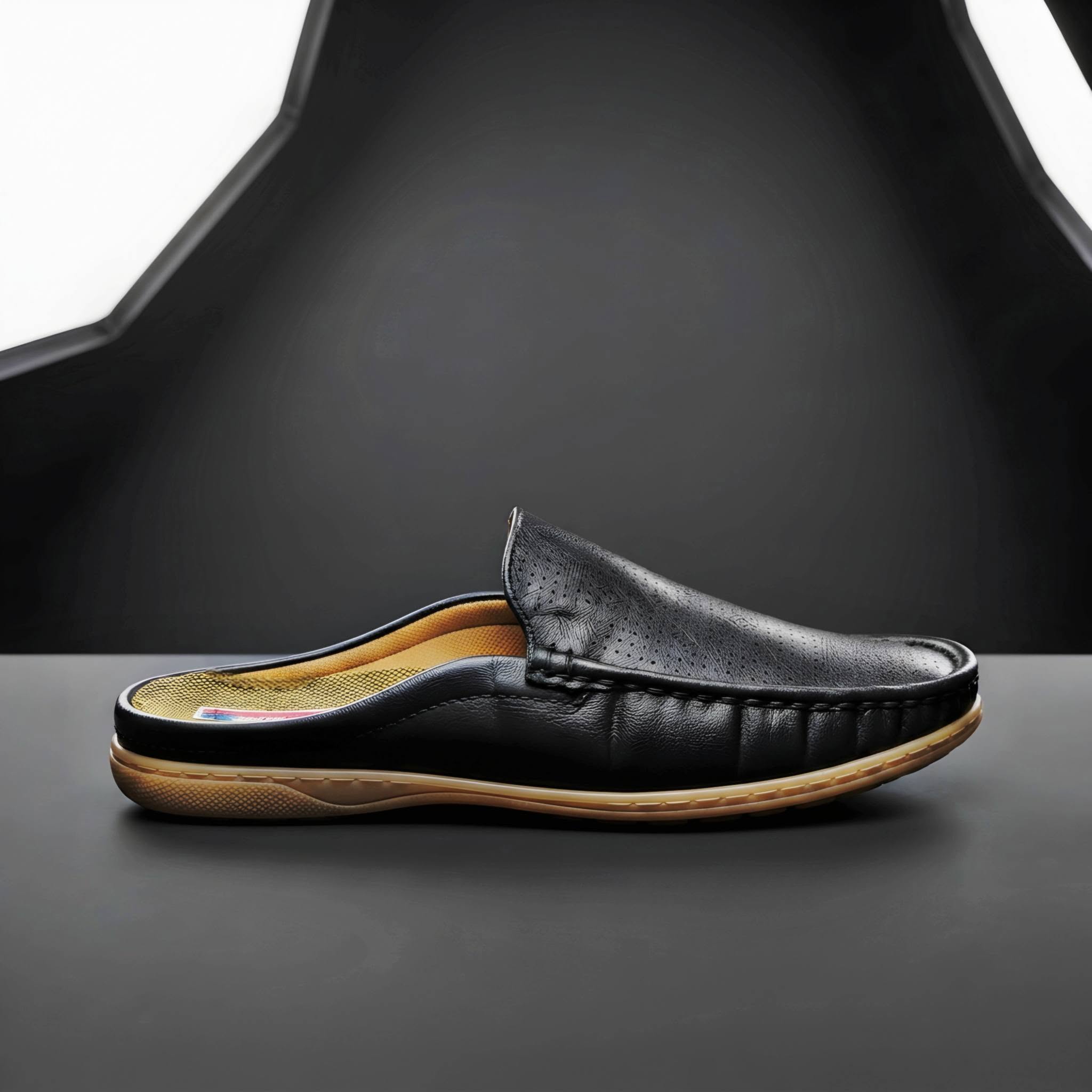 Mr. Shoes DRAGON POLISHED PREMIUM HALF  LOFFER BLACK
