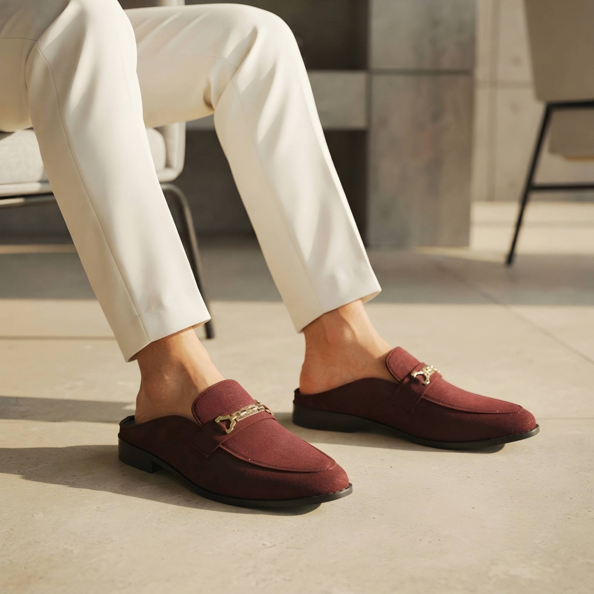 Mr. SHOES ANCHOR AMBUSH PREMIUM HALF  TASSLE CHOCLATE  COLOUR